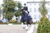 Foto: Ganz vor im Grand Prix Special - Catherine Mayer und World Royal in der Ehrenrunde beim Dressurfestival Neustadt-Dosse - Fotoraf: ACP Andreas Pantel