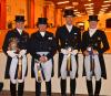 Foto: Siegerehrung im Kurz-Grand-Prix beim ADC-Turnier v.l. Dorothee Schneider, Bianca Kasselmann, Borja Carrascosa Martinez & Fie Christine Skarsoe. - Fotograf: ADC