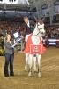 Foto: Andrew Nicholson (NZL), HSBC Rankings leader at the end of the 2013 Eventing season, was presented with a silver salver by HSBC Sponsorship Manager Kate Fullam at the London International Horse Show at Olympia (GBR) today. Fotograf: FEI/Kit Houghton)