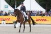 Foto: Ingrid Klinke/FRH Escada JS (2. Platz nach der Dressur) - Fotograf: Thomas Ix