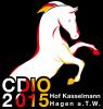 Foto: Das Logo für den CDIO Nationenpreis Dressur vom 8.-12. Juli 2015 auf dem Hof Kasselmann in Hagen a.T.W.. - Fotograf: P.S.I. GmbH