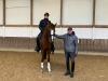 Foto: Trainingsimpressionen - Lukas Maier mit Sir Nymphenburg und Hubertus Schmidt - Fotograf: Archiv Marbach