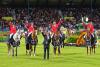 Foto: Bundestrainer Otto Becker (Mitte) mit der siegreichen Equipe im Mercedes-Benz Nationenpreis beim CHIO Aachen 2016 (v.l.): Meredith Michaels-Beerbaum, Marcus Ehning, Christian Ahlmann und Ludger Beerbaum - Fotograf: CHIO Aachen/ Andreas Steindl