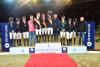 Foto: Die siegenden Mannschaften im Hallenchampionat 2018 aus Westfalen - Berlin-Brandenburg - Baden-Württemberg · Fotograf: Gr.-Feldhaus