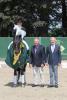 Foto: Die Sieger im Grand Prix Special - Isabell Werth und Weihegold OLD mit Werner Weddehage (als Vertreter des Veranstalters) und Richter Dr. Dietrich Plewa (v.l.) - Fotograf: Michael Rzepa