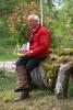 Foto: Hans Melzer bei der Arbeit in Marbach - Fotograf: Olaf Rutschek