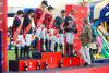 Foto: Fröhliche Gesichter auf dem Podium - Fotograf: GCL