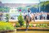 Foto: Michael Jung und Chipmunk bei ihrem olympischen Geländeritt im Schlossgarten von Versailles - Fotograf: Arnd Bronkhorst