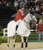 Foto: Corradina v. Corrado I unter Carsten-Otto Nagel bei der Siegerehrung der WM in Kentucky. - Fotograf: Janne Bugrtup