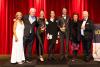 Foto: P.S.I. Awards - v.l. Bettina und Paul Schockemöhle, Jenny Kukuk, Gudrun Bauer, Christian Kukuk, Bianca und Ulli Kasselmann - Fotograf: (c) Thomas Hellmann