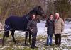 Foto: Tassa Stigmo, Leiterin des HCCG, Referentin Daniela A. Ben Said und Gastgeber Ullrich Kasselmann (v.l.n.r.) - Fotograf: Horse Competence Center Germany 