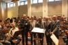 Foto: v.l. Michael Schmitz-Aufterbeck, Frank Kemperman, Kazem Abdullah, Carl Meulenbergh und Udo Rüber im Probenraum des Sinfonieorchesters Aachen - Fotograf: CHIO Aachen