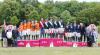 Foto: Podium des FEI Nations Cup in Wr. Neustadt: Deutschland siegt vor den Niederlanden und Österreich. - Fotograf: Michael Graf