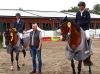Foto: Hatten gut Lachen - Marten Witt mit Dunkirk (li.) und der "Neu-Breitenburger" Nisse Lüneburg mit Mr. Cash - beide Pferde qualifiziert für das Bundeschampionat - Fotograf: MB