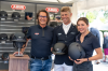 Foto: Starke Partner – Sponsoring Kickoff auf dem CHIO in Aachen (v.l.n.r.): Christian Götze (Vertrieb PIKEUR Reitmoden Brinkmann GmbH & Co.KG), Max Kühner (Springreiter), Friederike Westmeier (Project Manager Equestrian Sports, ABUS August Bremicker Söhne KG) - Fotograf: PIKEUR 