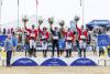 Foto: Team Germany Siegerehrung Stadion - Fotograf: Stefan Lafrentz