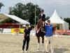 Foto: Westfalen-Champion der fünfjährigen Dressurpferde Elton PS v. Escalito mit seinem Züchter und Besitzer Peter Spelsberg - Fotograf: Westfalenpferde