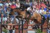 Foto: Im Höhenflug zum Sieg: Harrie Smolders und Zinius - Fotograf: equistock.de