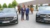 Foto: Matthias Hindemith (links), Carl Meulenbergh und im Hintergrund einige der Aachener Stadtreiter - Fotograf: CHIO Aachen