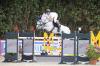 Foto: Jens Baackmann und seine Holsteiner Stute Carmen sicherten sich den Sieg im Holsteiner Masters Springcup beim CSN Ehlersdorf - Fotograf: ACP Pantel