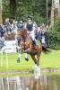 Foto: Am Start bei den Trakehner Jungpferde-Championaten: der amtierende Bundeschampion der Vielseitigkeitspferde, Isselhooks First Sight TSF unter Sophie Leube - Fotograf: Sportpferdefotografie Tina Keller