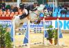 Foto: Der Brandenburger Jan Peters gewann mit der sieben Jahre alten California den Auftakt der internationalen Youngster Tour - Fotograf: B. Placzek