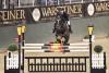Foto: Christoffer Lindenberg und Rebell sind in Warstein zuhause. Der 26-jährige Springreiter, der 2016 noch zum Nachwuchs zählte, ist mit Lindenberg Sport Horses aktuell Sponsor des Mannschafts-Springens bei der Deutschen Nachwuchs Trophy - Fotograf: Karl-Heinz Frieler