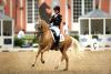 Foto: Nadine Krause und Cyrill WE dominierten in der Pony-Dressurkür - Fotograf: WRFC/Toffi