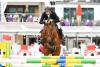 Foto: Lord Pezi Junior und Hartwig Rohde auf dem Weg zum Sieg in der Youngster-Tour des internationalen Hardenberg Burgturniers - Fotograf: Karl-Heinz Frieler