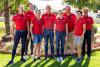 Foto: Das deutsche Dressurteam stellt sich den Fragen - Fotograf: sport-lafrentz.de