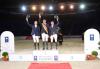 Foto: Das Deutsche Hallenchampionat der Landesmeister: neuer Titelträger Jan Mewes (SHO, Mitte) vor Markus Merschformann (WEF, links) und Markus Kölz (BAW) - Fotograf: Andreas Pantel 