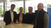 Foto: Freuen sich auf das am 9. Januar beginnende CSI Neustadt-Dosse: Stefan Unterlandstättner und Sara Rothe (DKB), Turnierchef Herbert Ulonska und Nationenpreisreiter und DKB-Team Athlet Holger Wulschner (v.li.) - Fotograf: Kerstan-Medien