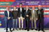 Foto: Freuen sich auf die PARTNER PFERD (v.l.): Klaus Ernst (Leipziger Messe), Marvin Jüngel, Rene Dittmer, Dr. Harald Langenfeld (Vorstandsvorsitzender Sparkasse Leipzig), Turnierchef Volker Wulff (En Garde) und Michael Czupalla (Ehrenpräsident Partner Pferd) - Fotograf: Veranstalter