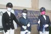 Foto: Freuten sich über Schenefelds Dressurofferte, die Top-Drei der Amateur-Tour Jana Sönnichsen, Laura Antonia Shadi und Frauke Berner (v.l.) - Fotograf: Pegamo