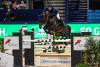 Foto: Der Ire Denis Lynch siegt in der Abteilung der achtjährigen Pferde mit Dark Chocolate bei der FUNDIS Youngster Tour in Leipzig - Fotograf: Sportfotos Lafrentz