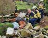 Foto: Pferd in Notlage - Fotograf: Feuerwehr Essen