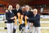 Foto: Steinfurts Springsportsieger: v.l. Evelyn Beyer, Atsushi Sakata, Herbert Schmerling Alexandra Bergwall-Ingvarsson und Grit Schulze Wierling - Fotograf: Fotodesign Feldhaus