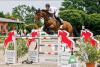 Foto: Der Ire Diarmuid Howley sicherte sich mit Be Aperle VA Preisgeld und Sieger -Punkte im Großen Preis von Ehlersdorf - Fotograf: Fotografie C.B.