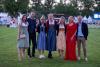 Foto: Die diesjährige Pferd International Botschafterin Joelina Drews, Veranstalter Jürgen Blum, Reitmeisterin und Olympiasiegerin Ingrid Klimpke, Co-Founderin Pink Ribbon Deutschaland Christina Kempkes, Schauspielerin Vanessa Eichholz, Sopranistin Eva Lind und Sponsor Frank Schneppendahl von Hauck Aufhäuser Lampe - Fotograf: Martin Hangen 