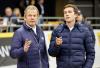 Foto: Lars und Gerrit Nieberg fachsimpeln über den Parcours - Fotograf: Stefan Lafrentz 