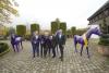 Foto: Vorfreude auf das Internationale Festhallen Reitturnier Frankfurt bei Matthias Alexander Rath, der die Leitung übernommen hat, Klaus-Martin Rath, Ann Kathrin Linsenhoff, Bundestrainerin Dressur Monica Theodorescu und Bundestrainer Springen Otto Becker - Fotograf: Jan Reumann