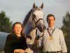 Foto: Marion Jauß und Christian Ahlmann mit Cöster - Doppel-Gold bei der EM 2003 - Fotograf: Ahlmann
