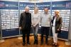 Foto: Freuen sich auf die VR Classics - v.l. Paul Schockemöhle, Dressurreiterin Juliane Brunkhorst, Springreiter Christian Hess und Bettina Schockemöhle - Fotograf: Stefan Lafrentz