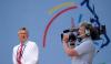 Foto: Die Kameras von WDR und ZDF sind immer nah dran - hier am Bundestrainer der deutschen Springreiter, Otto Becker - Fotograf: CHIO Aachen/ Arnd Bronkhorst 
