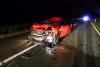 Foto: Der völlig zerstörte PKW nach dem Unfall - Fotograf: Polizei Celle