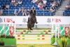 Foto: Das Foto zeigt den Führenden des UBS-Cups nach Dressur und Springen, den Neuseeländer Tim Price auf Vitali - Fotograf: CHIO Aachen/Jasmin Metzner