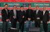 Foto: Tom Scheunemann (MDR), Martin Buhl Wagner (Messe Leipzig), Heiko Rosenthal (Sportbürgermeister der Stadt Leipzig), Ludger Berbaum, Dr. Harald Langenfeld (Sparkasse Leipzig) und Volker Wulff (EN GARDE) freuen sich auf die PARTNER PFERD 2020 - Fotograf: ACP Fotografie Andreas Pantel