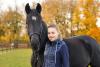 Foto: Nachwuchs-Dressurreiterin Lynn Greven mit ihrem Top-Pferd Falcon HP - Fotograf: CHIO Aachen/Andreas Steindl