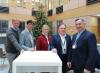Foto: Springreiter André Thieme, Stefan Unterlandstättner (DKB), Regine Ebert (Stiftung HuLG Neustadt/ Dosse), Veranstalter Herbert Ulonska und Landstallmeister Uwe Müller freuen sich auf das 20. CSI Neustadt-Dosse - Fotograf: Pegano Networks/ MB