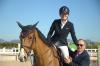 Foto: Tania Moody, Britin mit spanischem Wohnsitz gewann mit Reine du Very den Auftakt der Master-Tour - Fotograf: J. Billmann